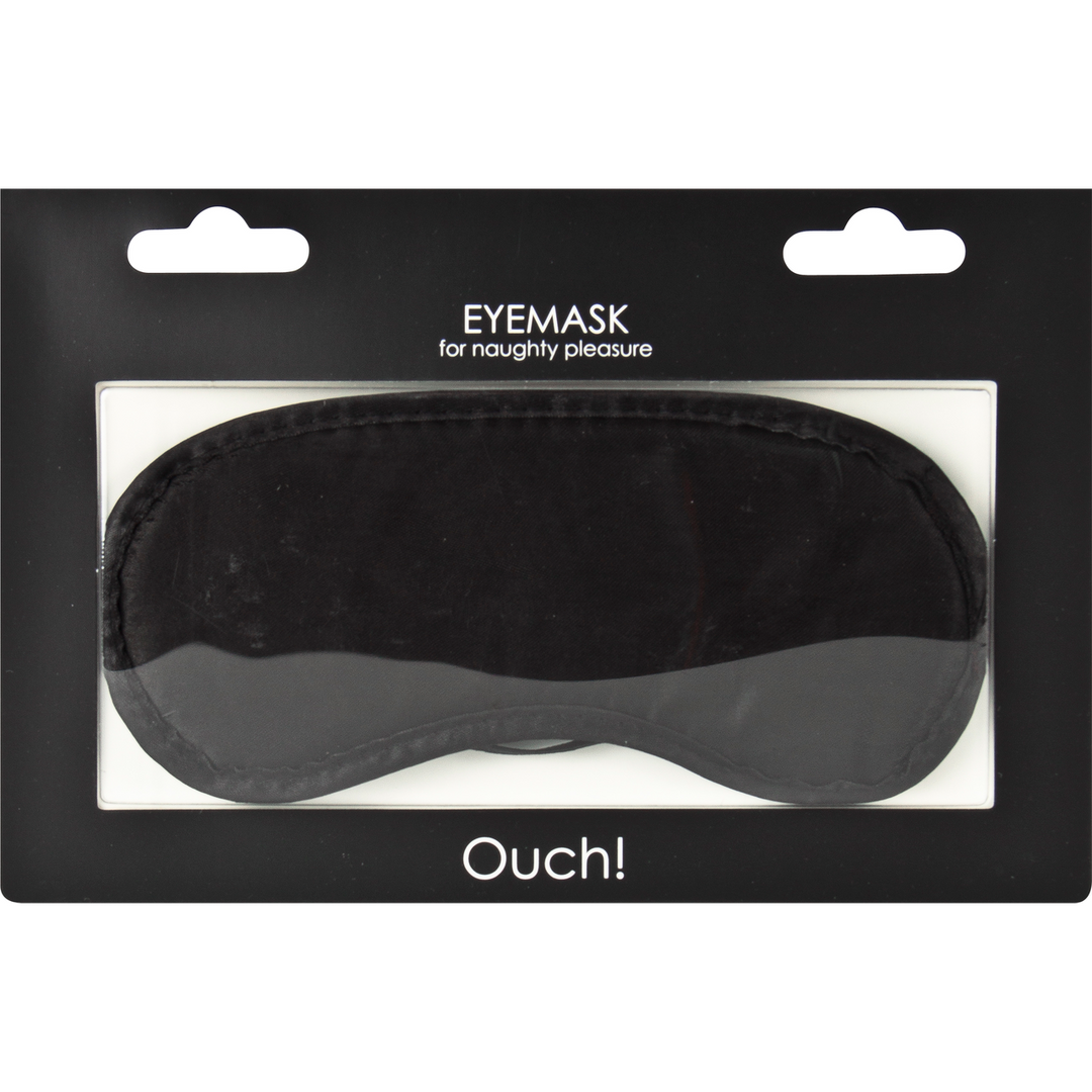 Augenmaske weich Schwarz