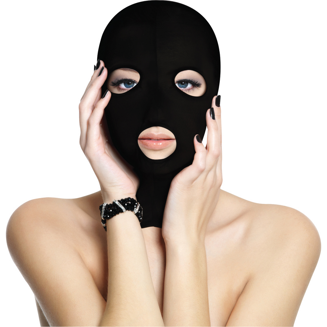 Maske Subversion Schwarz 39,5 cm