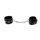 Handschellen Leder Schwarz