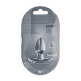 Analplug Silikon glatt Gun Metal