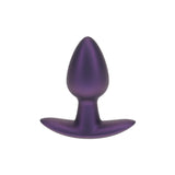 Analplug Silikon glatt Gun Metal