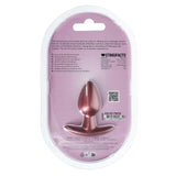 Analplug Silikon glatt Gun Metal