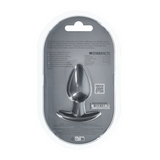 Analplug Silikon glatt Gun Metal Modell 2