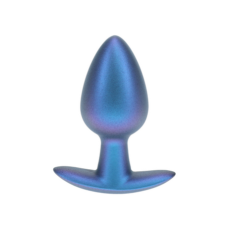 Analplug Silikon glatt Gun Metal Modell 2