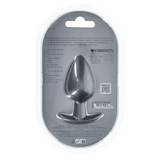 Analplug Silikon glatt Gun Metal Modell 3