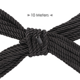 Bondage-Seil Polyester Schwarz
