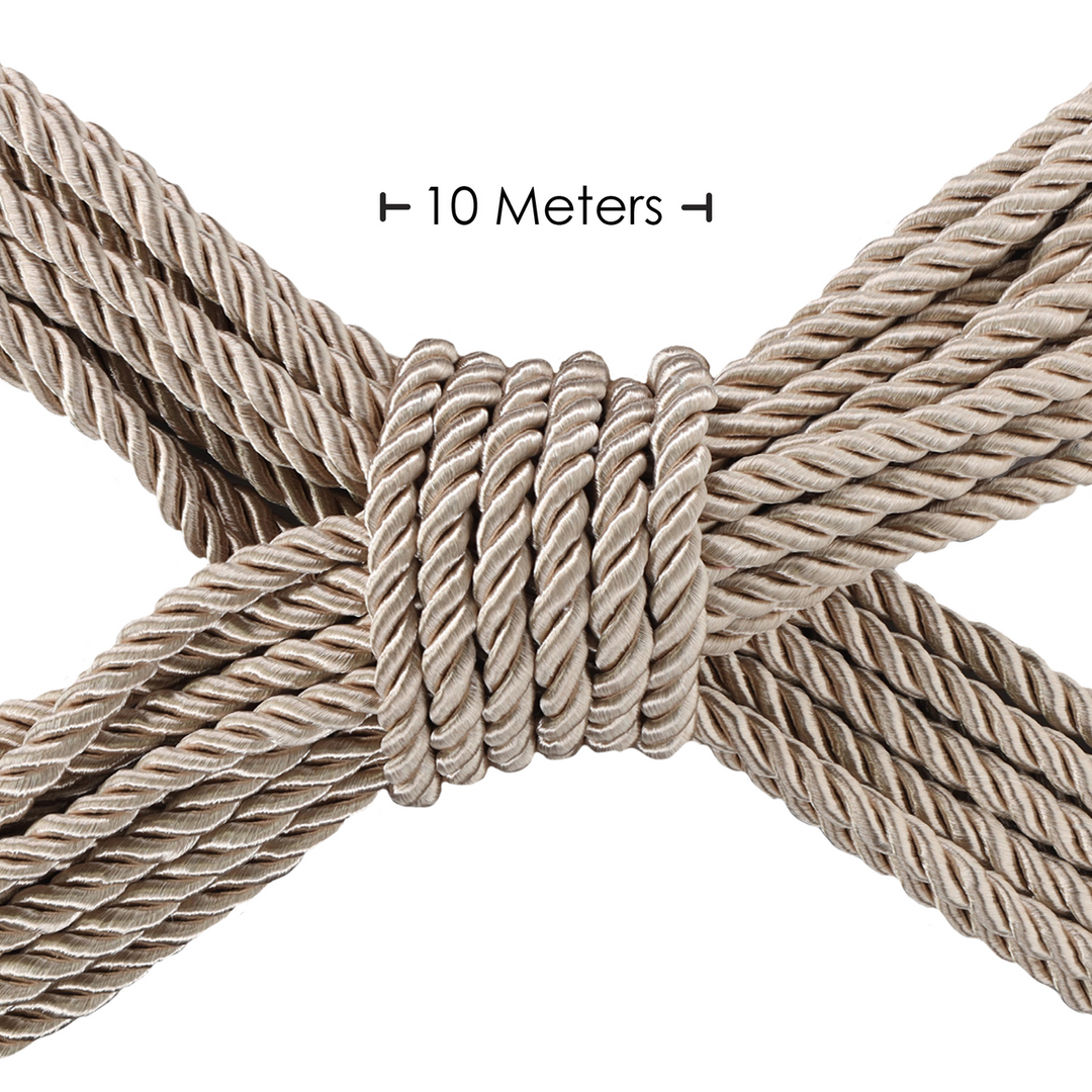 Bondage-Seil Polyester Schwarz