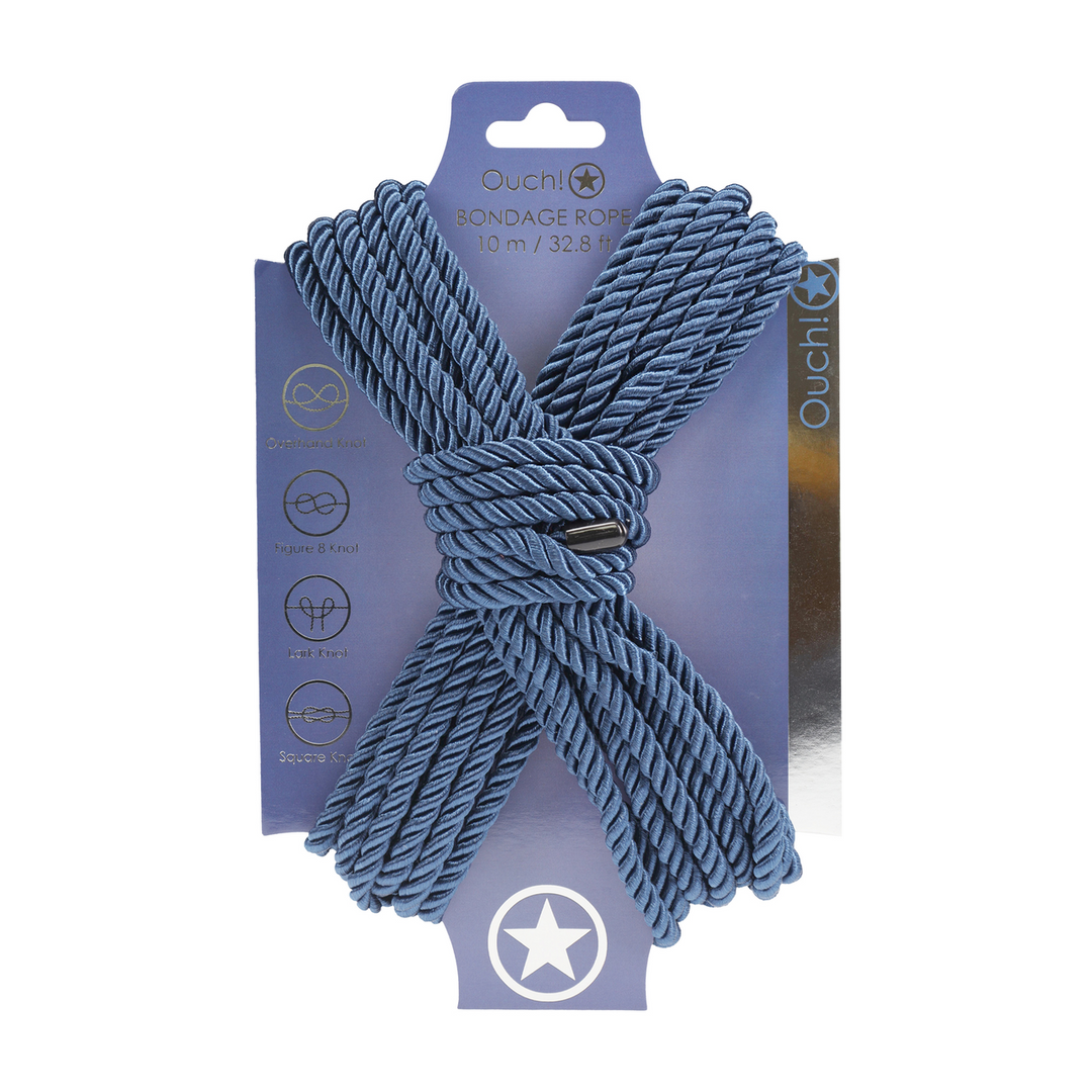 Bondage-Seil Polyester Schwarz