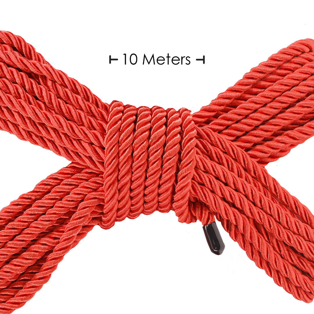 Bondage-Seil Polyester Schwarz