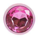 Analplug-Set Paris Metall Pink 3,4 x Ø 3,4 cm