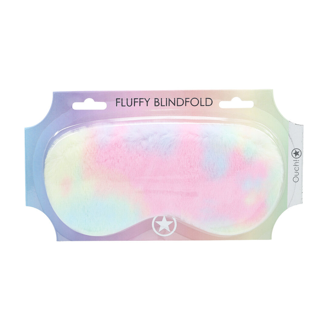 Maske Plüsch Regenbogen