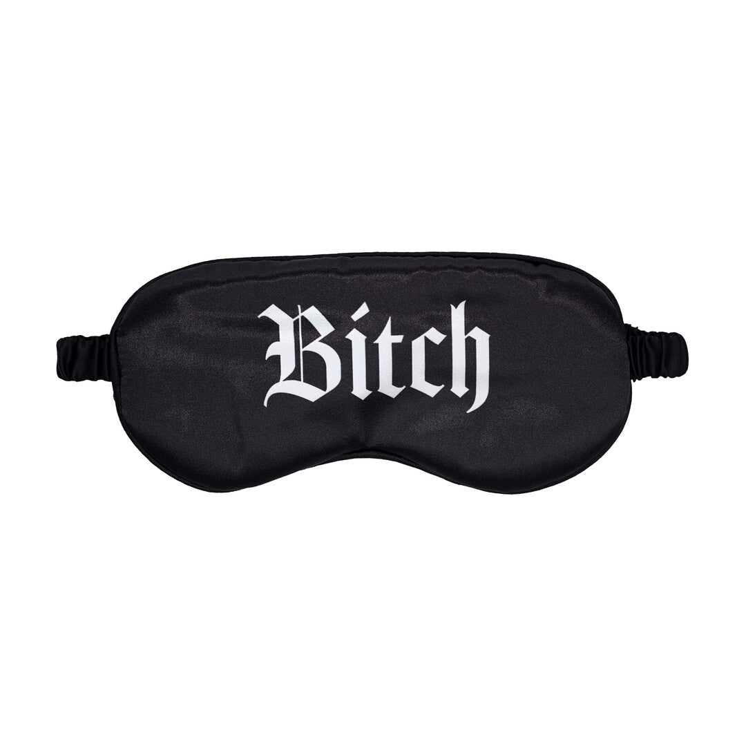 Satinmaske Bitch Schwarz 20,5 cm