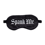 Satinmaske Spank Me Schwarz 20,5 cm