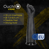 Faust-Dildo Fist of Pleasure XL Schwarz 35 x Ø 8,8 cm