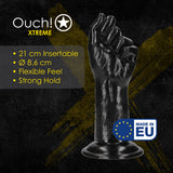 Faust-Dildo Fist of Pleasure Schwarz 21 x Ø 8,6 cm