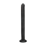 Analplug Titan Twist Schwarz 48 x Ø 5 cm