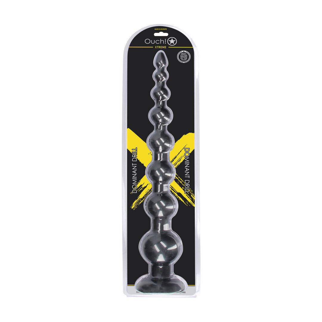 Analplug Dominant Drill Schwarz 55,5 x Ø 9 cm
