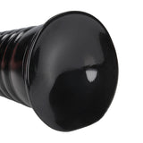 Analplug Twisted Vortex Schwarz 30 x Ø 9 cm