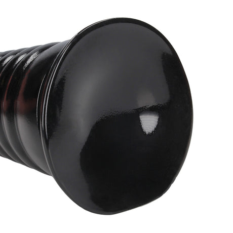 Analplug Twisted Vortex Schwarz 30 x Ø 9 cm
