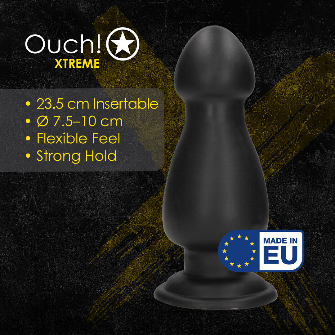 Analplug Overdrive Schwarz 23,5 x Ø 10 cm