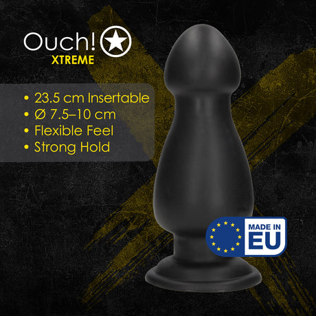 Analplug Overdrive Schwarz 23,5 x Ø 10 cm
