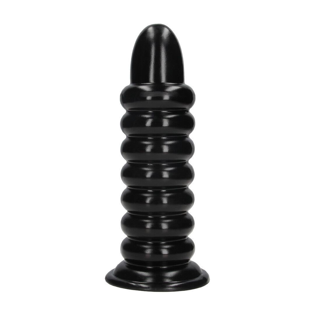 Analplug Spiral Force Schwarz 23,5 x Ø 7,5 cm