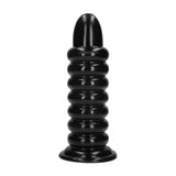 Analplug Spiral Force Schwarz 23,5 x Ø 7,5 cm