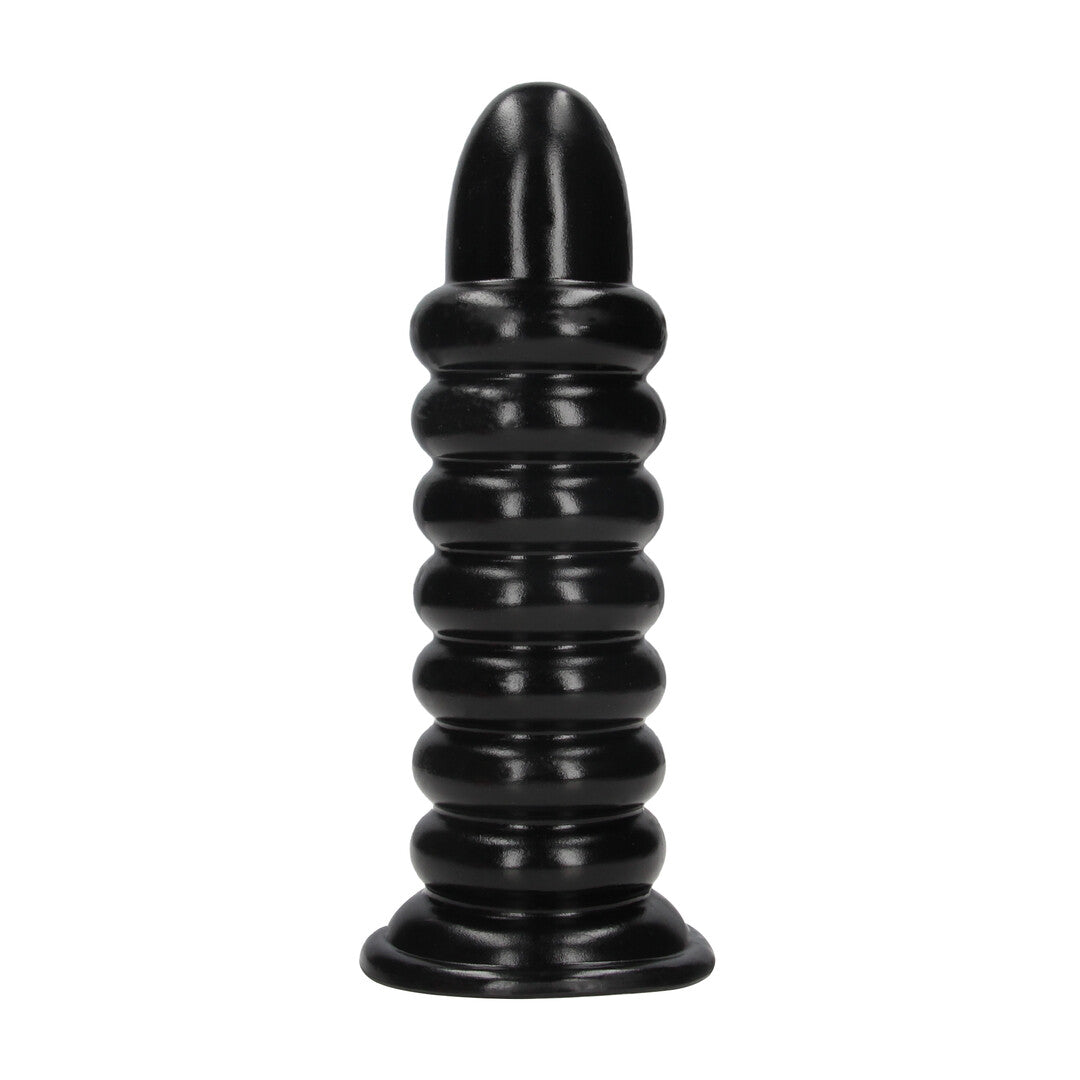 Analplug Spiral Force Schwarz 23,5 x Ø 7,5 cm
