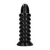 Analplug Spiral Force Schwarz 23,5 x Ø 7,5 cm