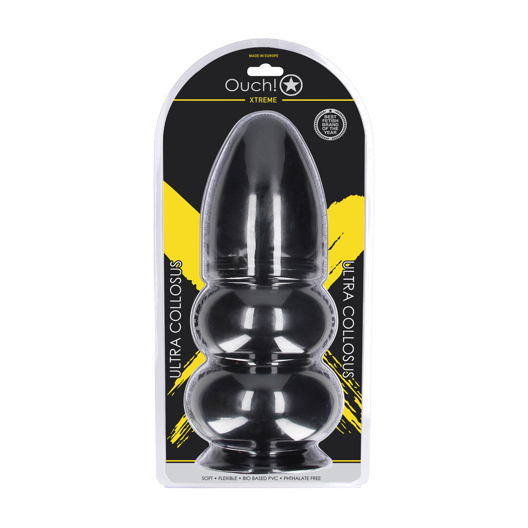 Analplug Ultra Collosus Schwarz 33 x Ø 14,5 cm