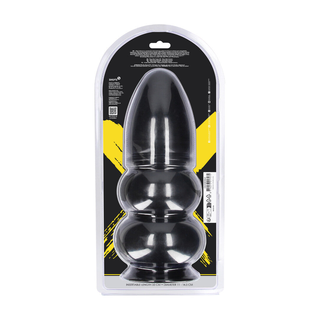 Analplug Ultra Collosus Schwarz 33 x Ø 14,5 cm