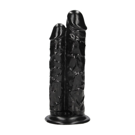 Doppeldildo Double Titan realistisch Schwarz 24,5 x Ø 8,9 cm