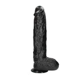 Dildo Realistic Giant Schwarz 32 x Ø 8 cm