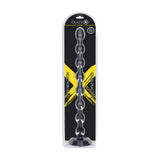 Analplug Chain Reaction Schwarz 49 x Ø 3,8 cm