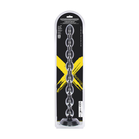 Analplug Chain Reaction Schwarz 49 x Ø 3,8 cm