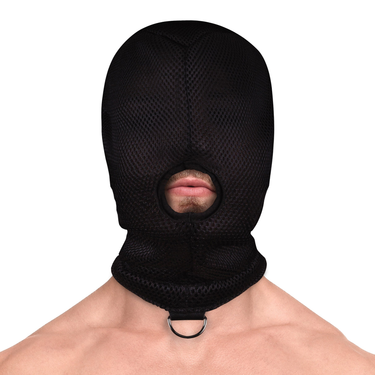 Maske Extreme Mesh mit D-Ring Schwarz