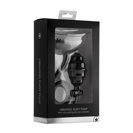 Vaginapumpe mit Vibration Schwarz 66 cm