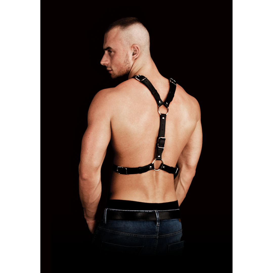 Brustharness Thanos Schwarz 100 cm