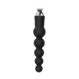 Peitsche mit Silikon-Dildo gebogen Schwarz 49 x Ø 4,7 cm
