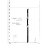 Trensenknebel Schwarz 12,5 x Ø 2 cm