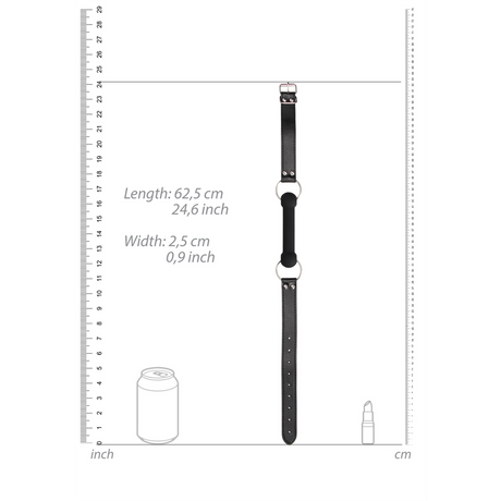 Trensenknebel Schwarz 12,5 x Ø 2 cm
