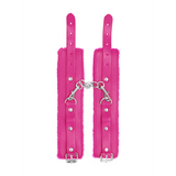 Handschellen Plüschleder Pink