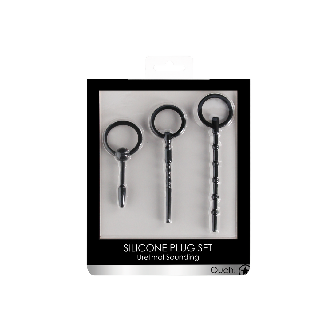 Penisplug-Set Schwarz