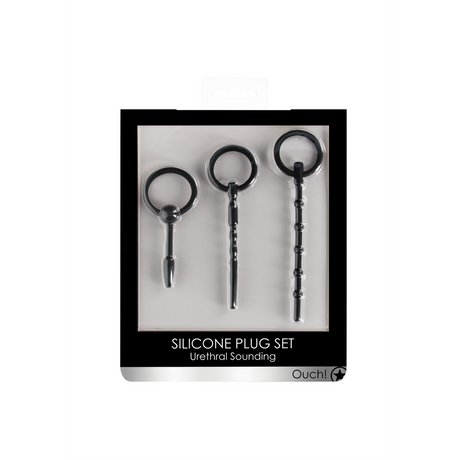 Penisplug-Set Schwarz