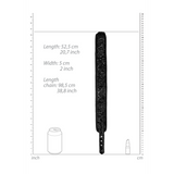 Halsband mit Leine Schwarz Modell 3