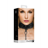 Halsband mit Leine Schwarz Modell 3