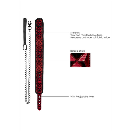 Halsband mit Leine Modell 3
