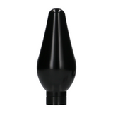 Analplug-Set austauschbar rund groß Schwarz 8,5 x Ø 3,5 cm