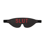 Augenbinde Slut Schwarz