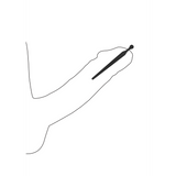 Analplug-Set Silikon für Anfänger Schwarz
